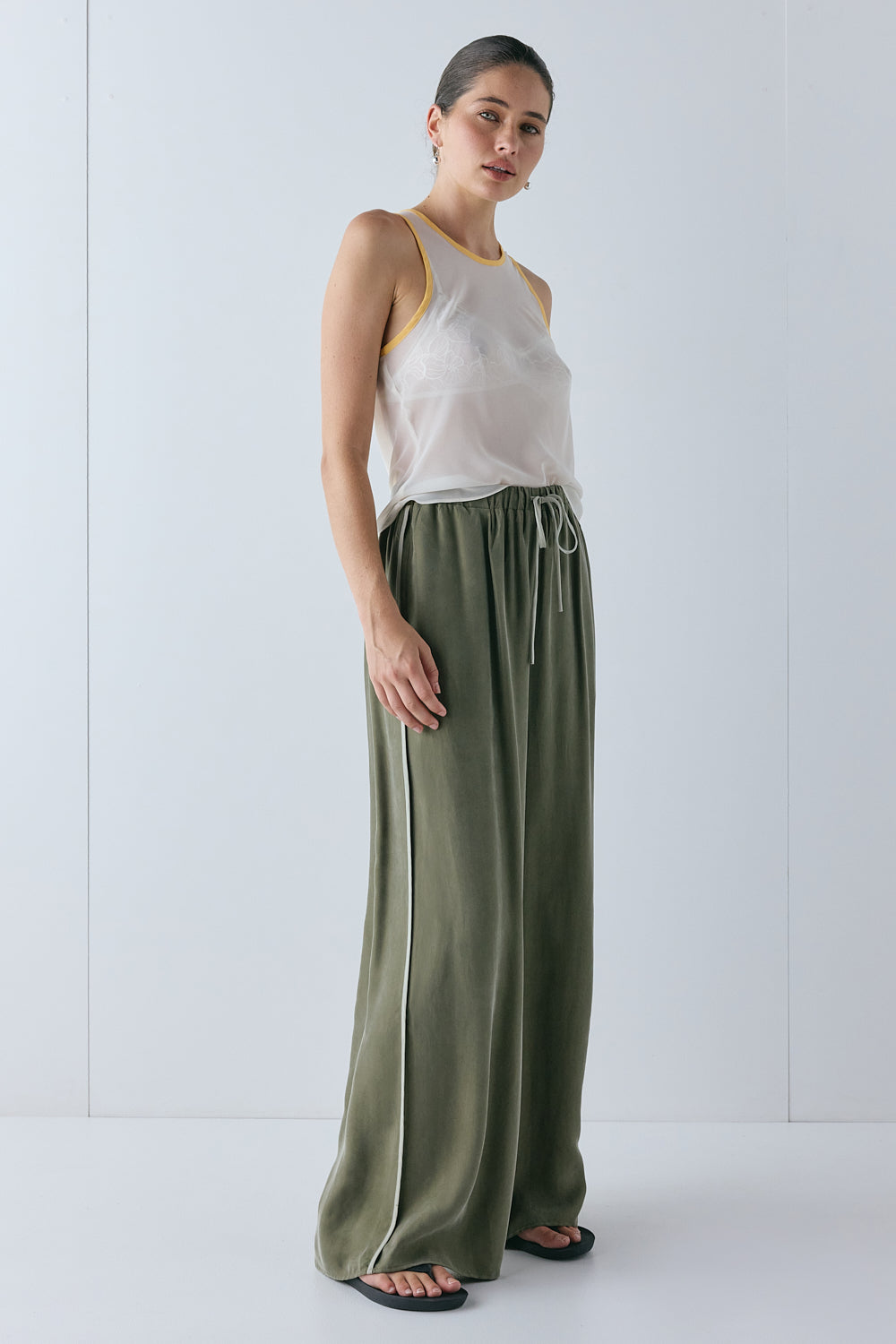 Moonscapes Pants Olive | VRG GRL near me
