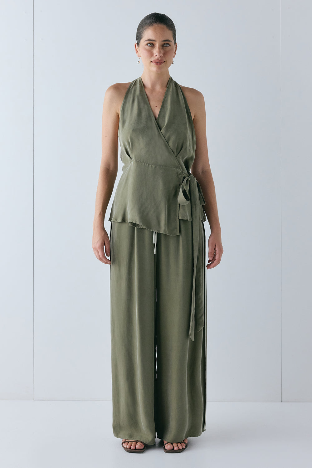 Moonscapes Pants Olive | VRG GRL near me
