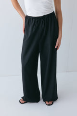 Raya Pants Black Pinstripe | VRG GRL sale