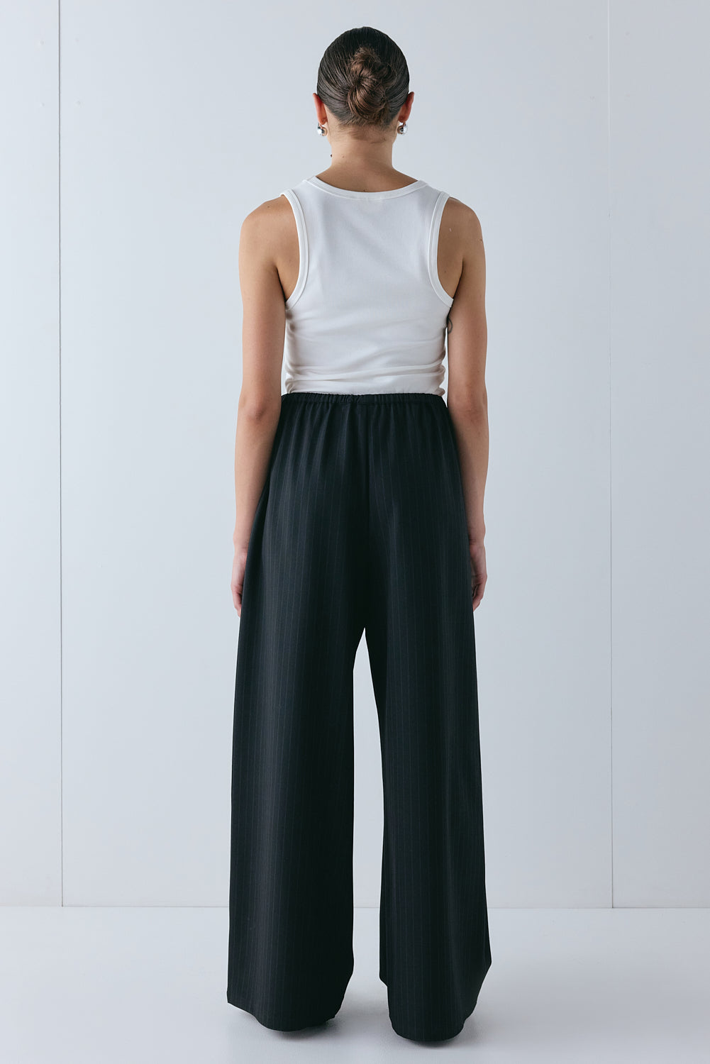 Raya Pants Black Pinstripe | VRG GRL sale