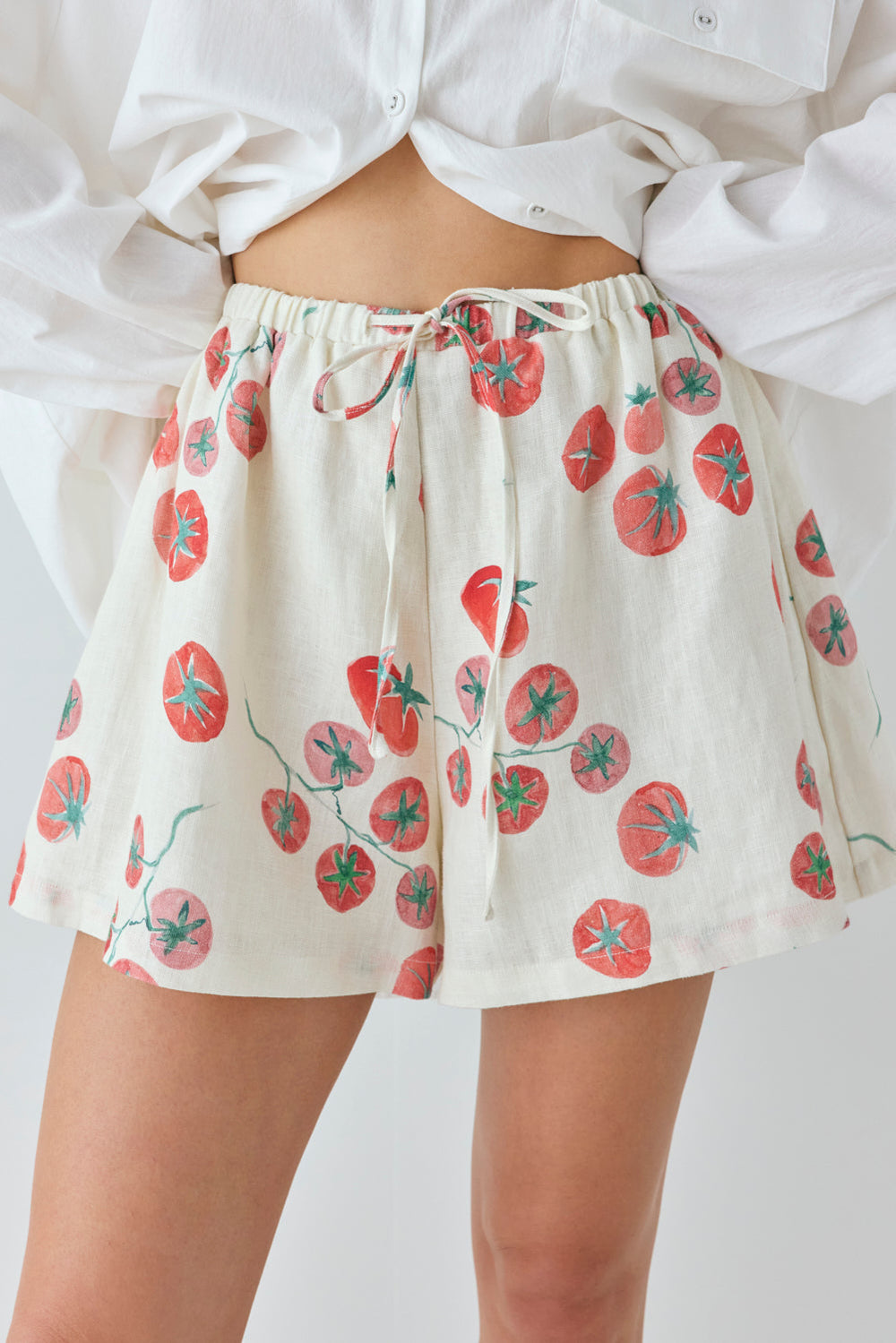 Annika Linen Shorts Roma | VRG GRL sale