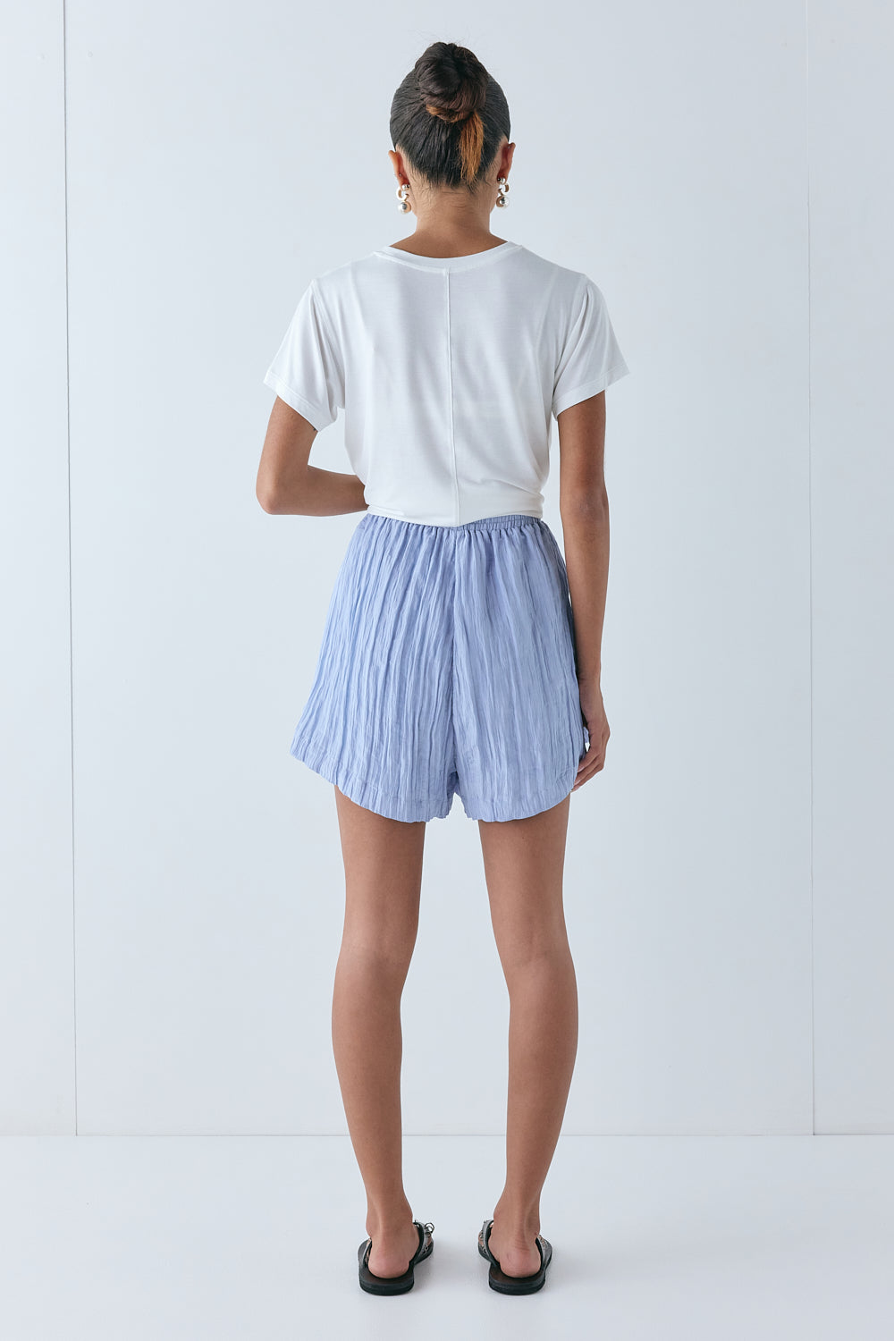 Annika Shorts Crinkle Blue | VRG GRL near me