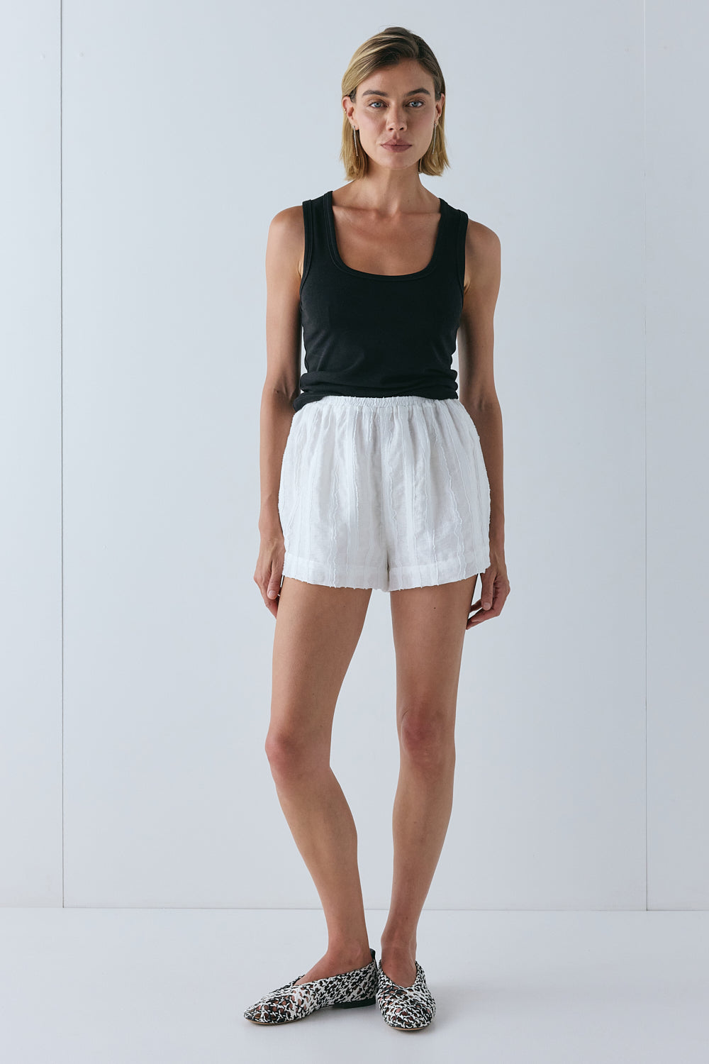 Juno Shorts White | VRG GRL sale