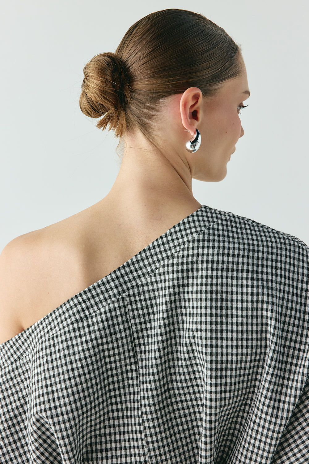 Mara Mini Dress Black Check | VRG GRL sale