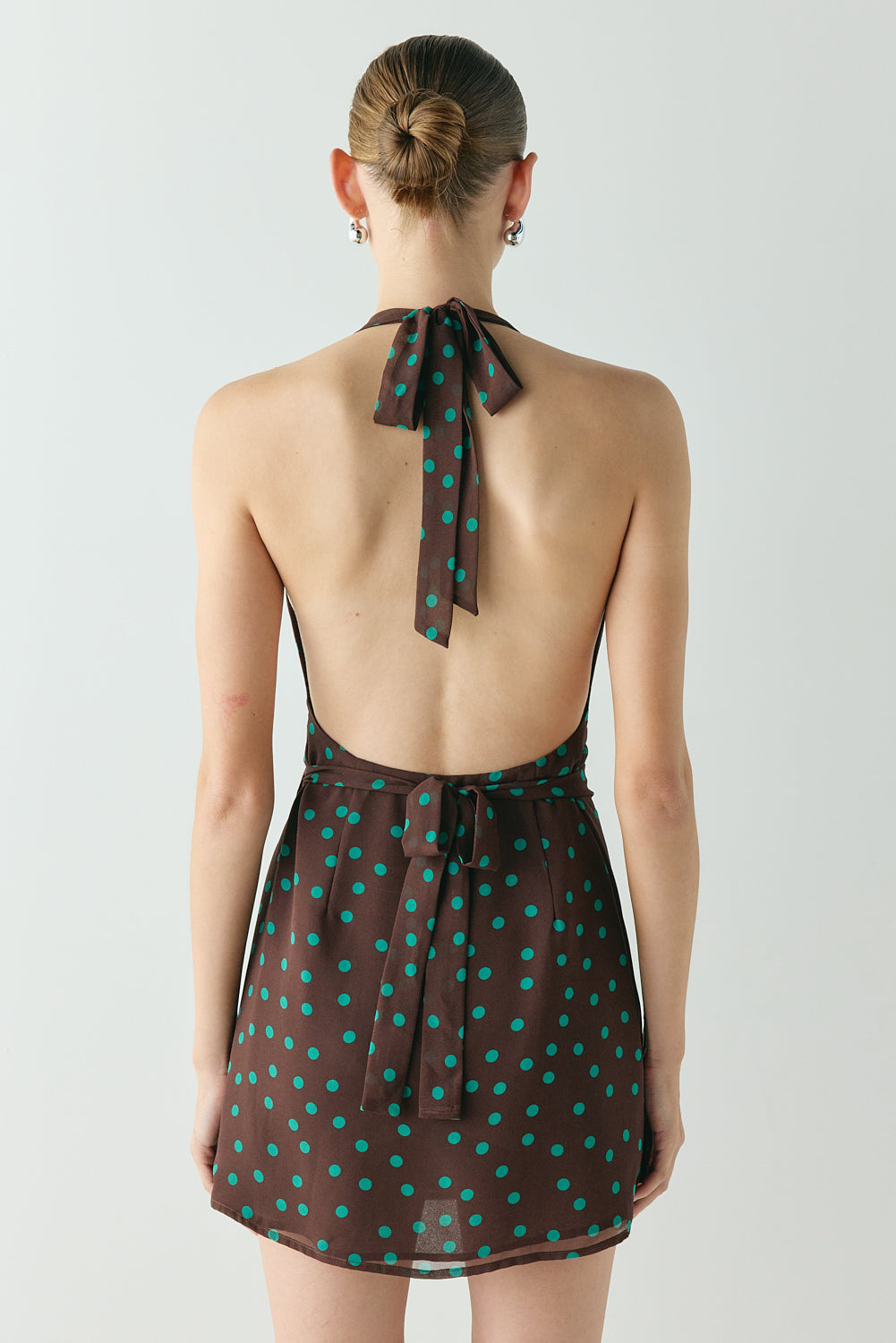 Zinnia Mini Dress Polka Dot | VRG GRL for sale