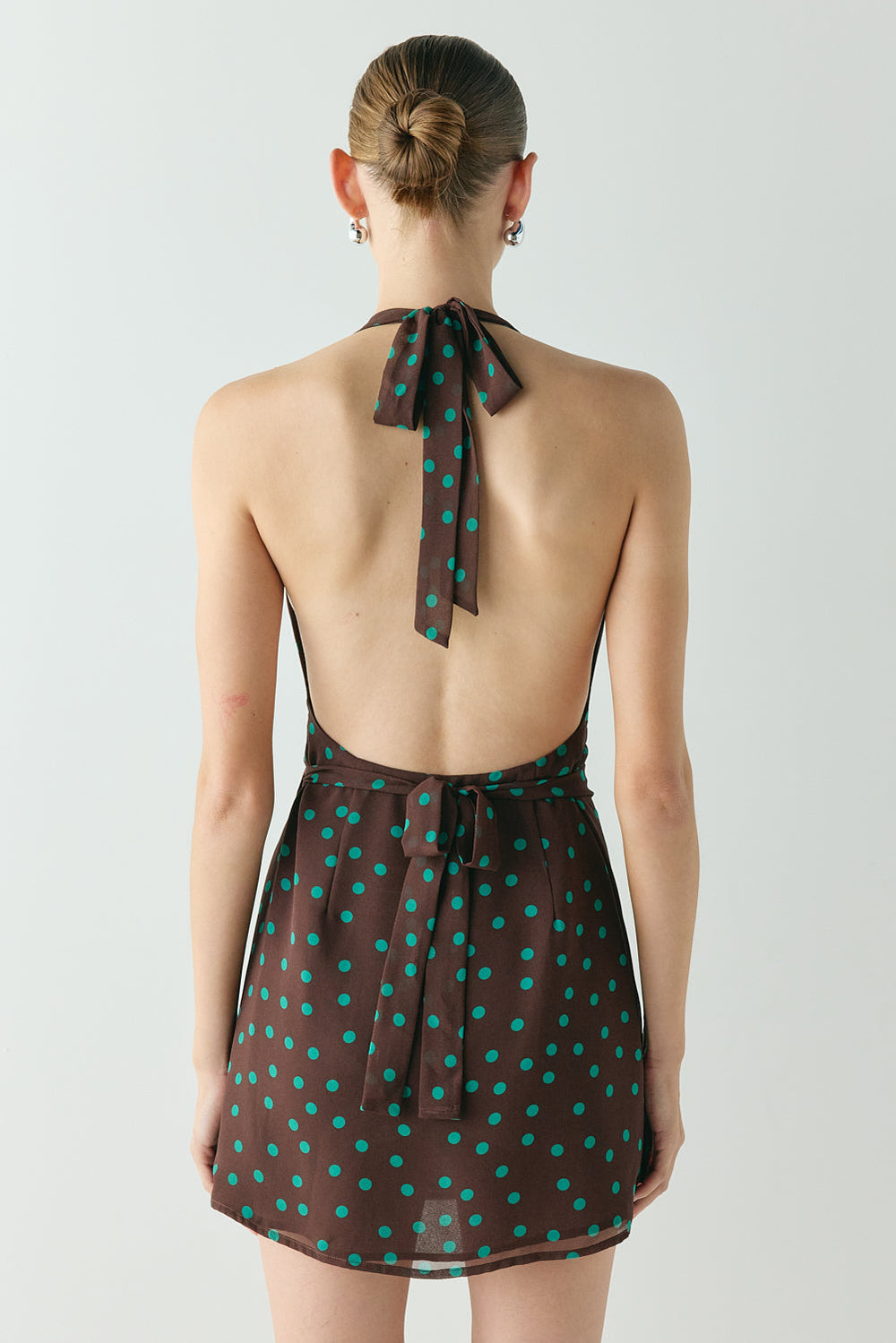 Zinnia Mini Dress Polka Dot | VRG GRL for sale