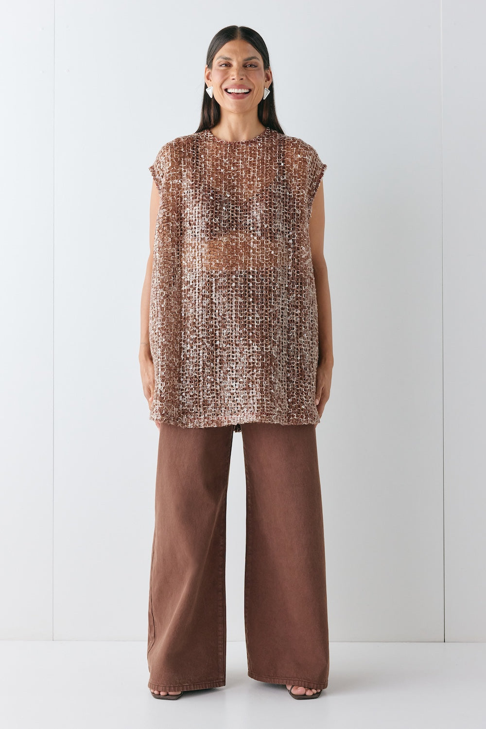 Esme Sequin Mini Dress Wine | VRG GRL on sale