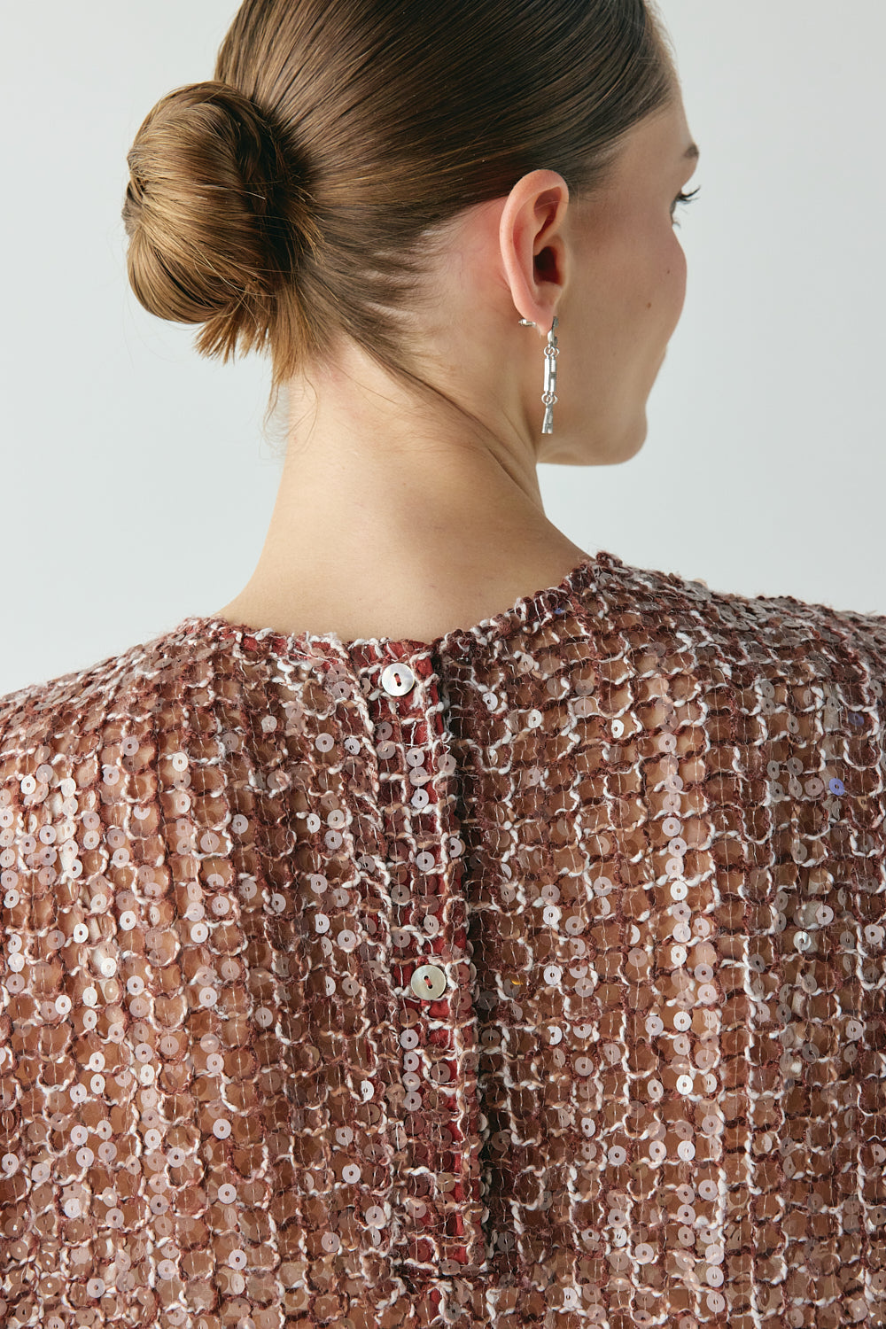 Esme Sequin Mini Dress Wine | VRG GRL on sale