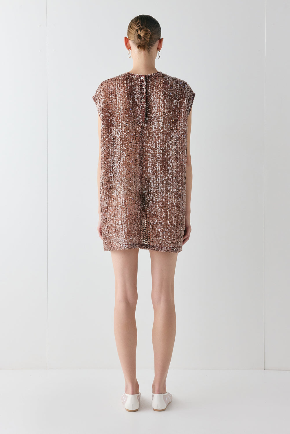 Esme Sequin Mini Dress Wine | VRG GRL on sale