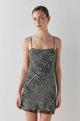 Delia Mini Dress Croc | VRG GRL near me