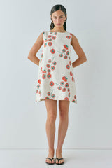 Aftersun Linen Mini Dress Roma | VRG GRL for sale