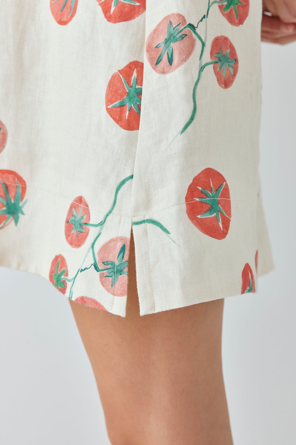 Aftersun Linen Mini Dress Roma | VRG GRL for sale
