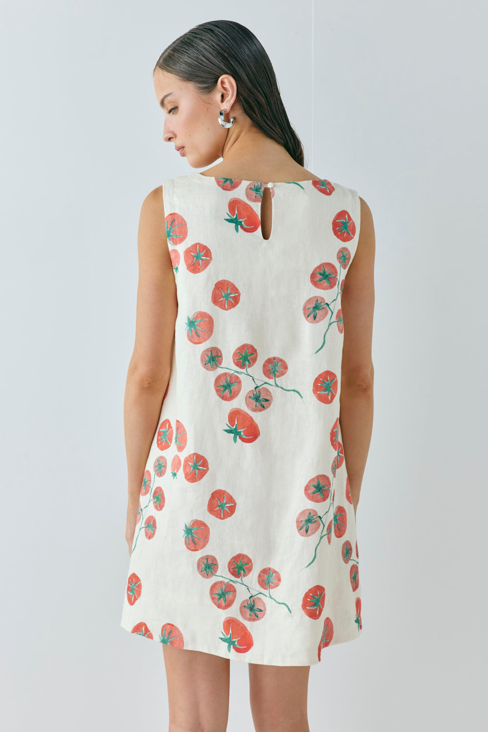 Aftersun Linen Mini Dress Roma | VRG GRL for sale