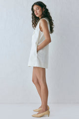 Anja Mini Dress Cream | VRG GRL discount