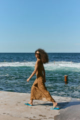 Cecelia Sheer Maxi Dress Leopard | VRG GRL online