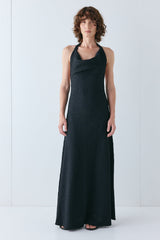 Veronica Maxi Dress Black | VRG GRL for sale