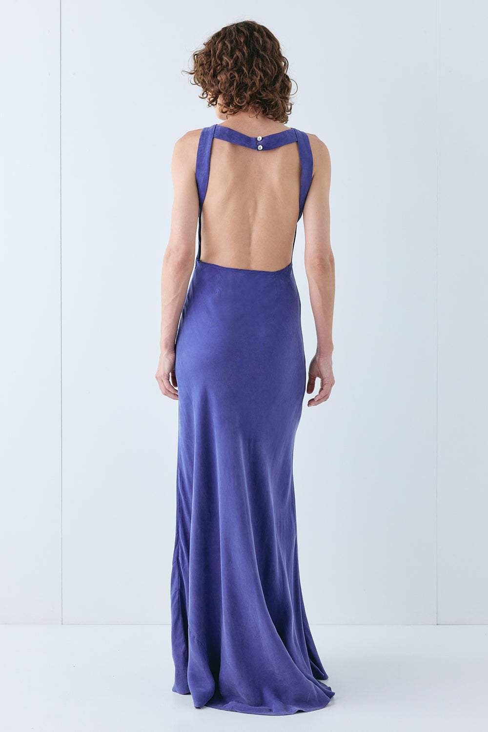 Audrey Maxi Dress Blue | VRG GRL on sale