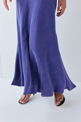 Audrey Maxi Dress Blue | VRG GRL on sale