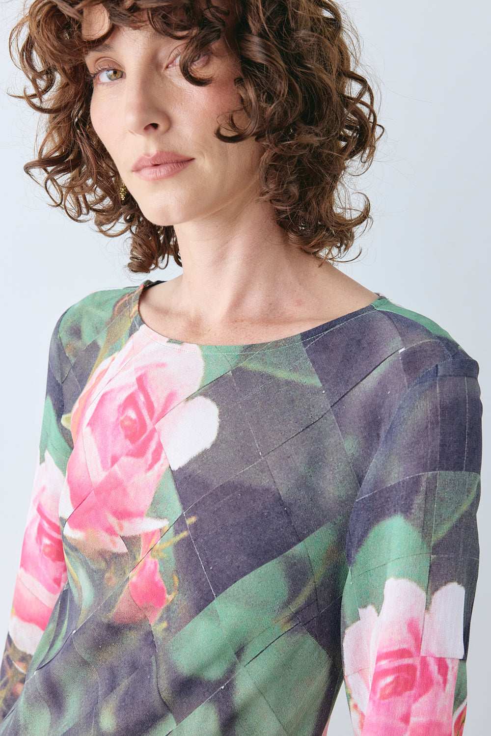 Jean Maxi Dress Rose | VRG GRL US
