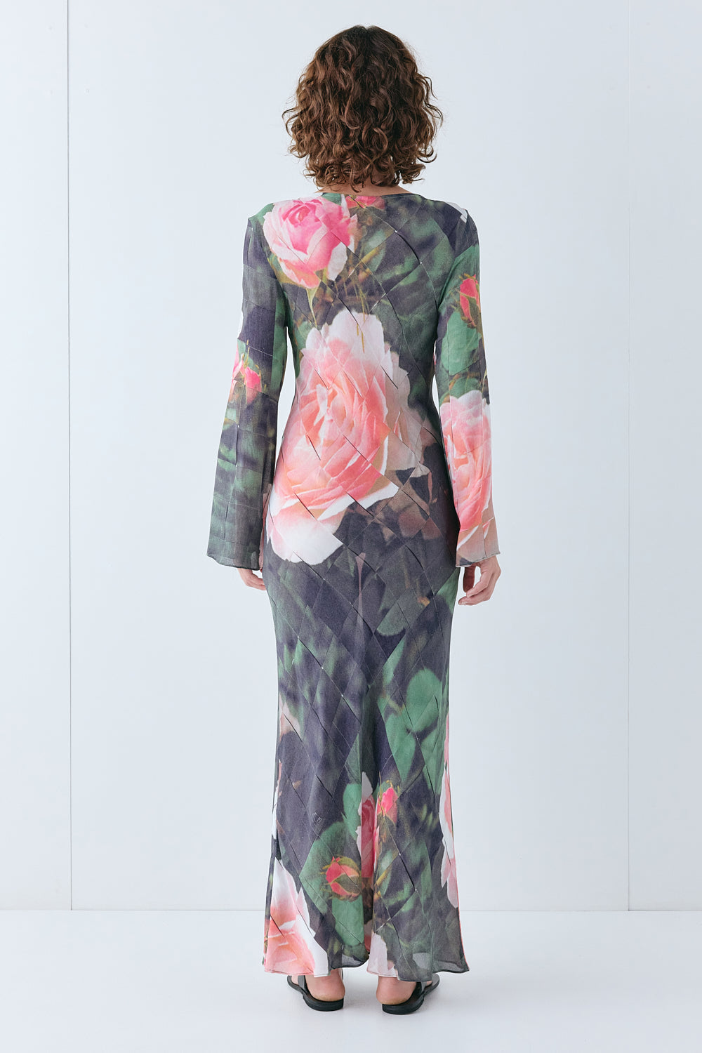 Jean Maxi Dress Rose | VRG GRL US