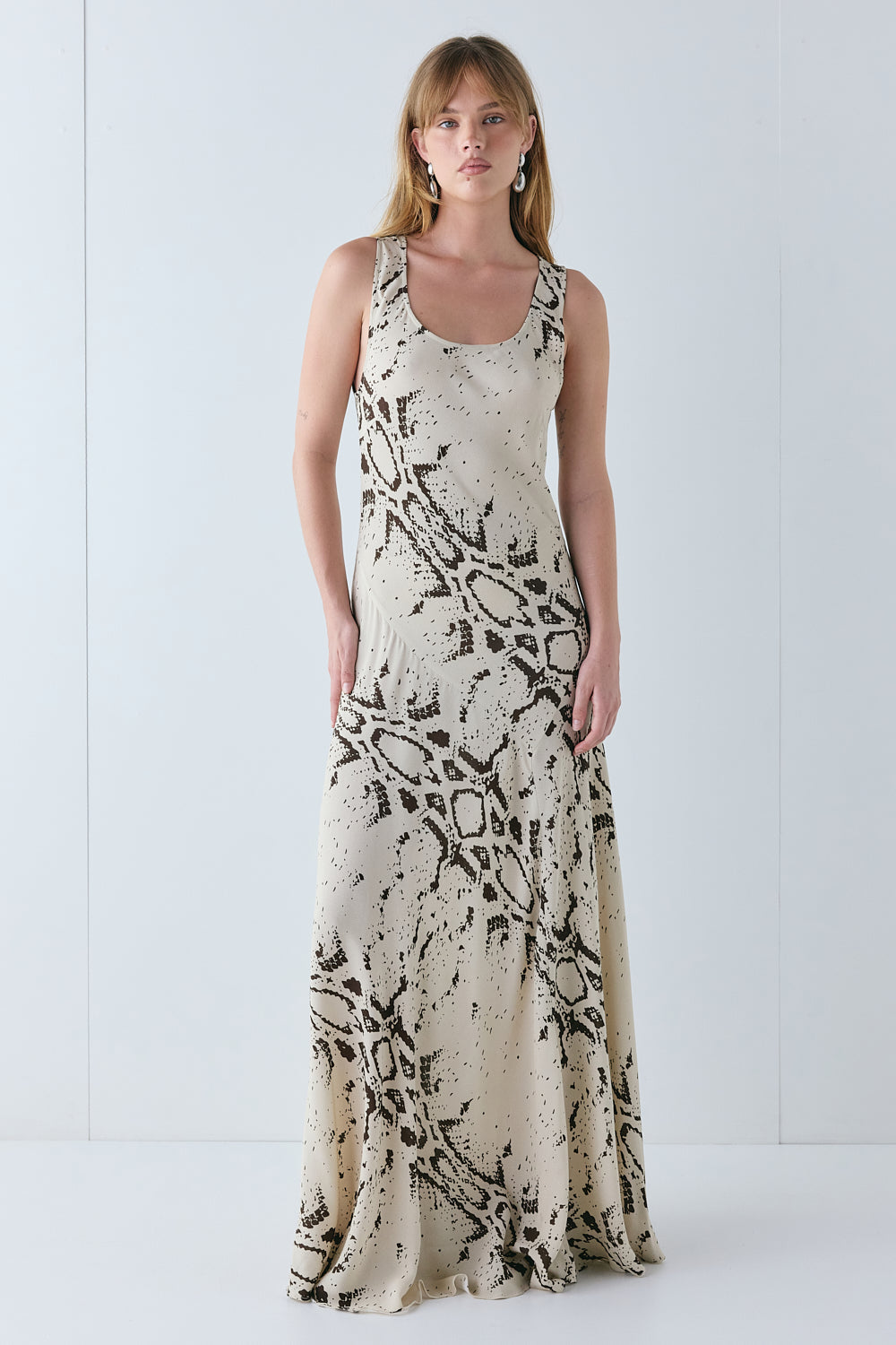Alora Maxi Dress Snake | VRG GRL sale