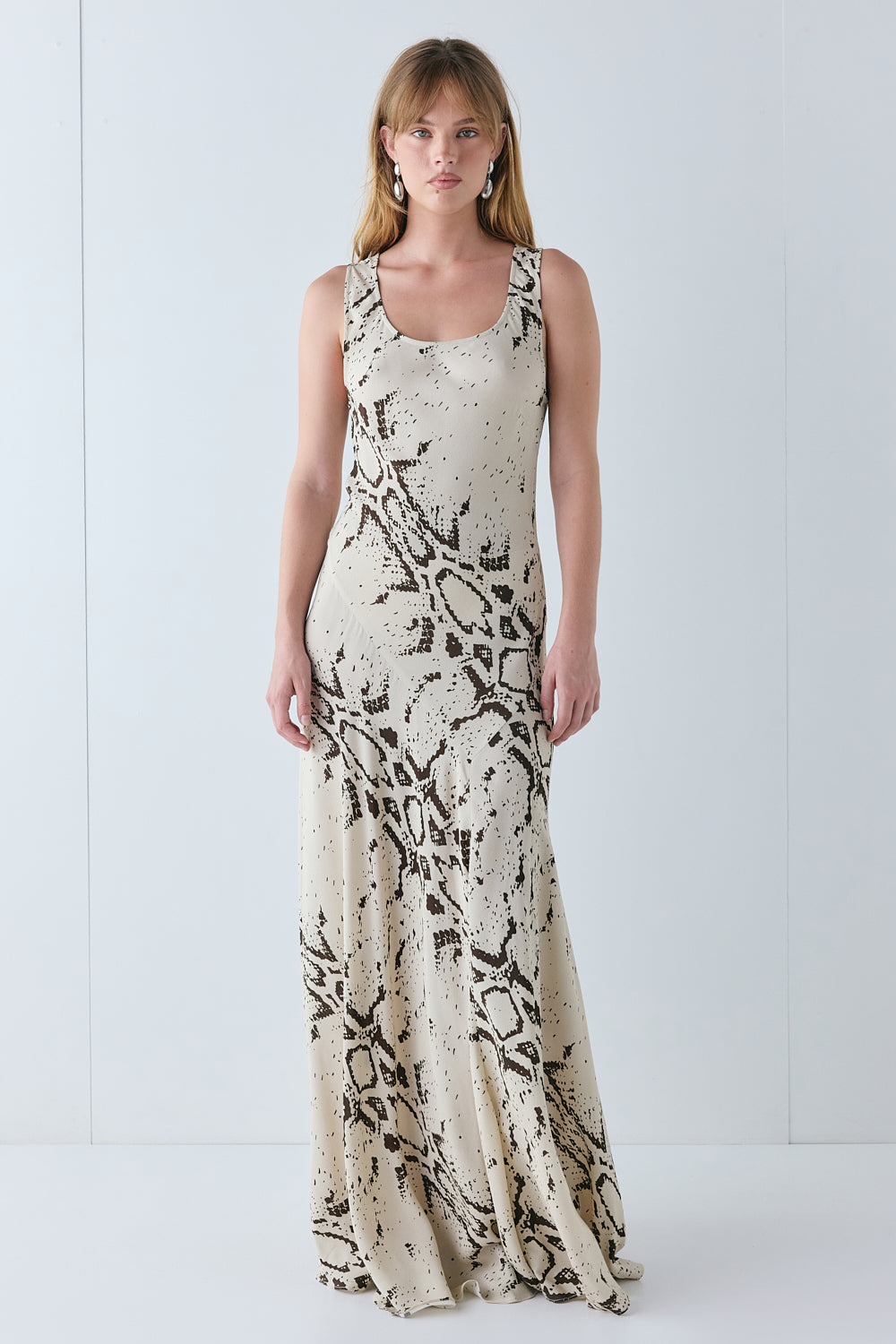 Alora Maxi Dress Snake | VRG GRL sale