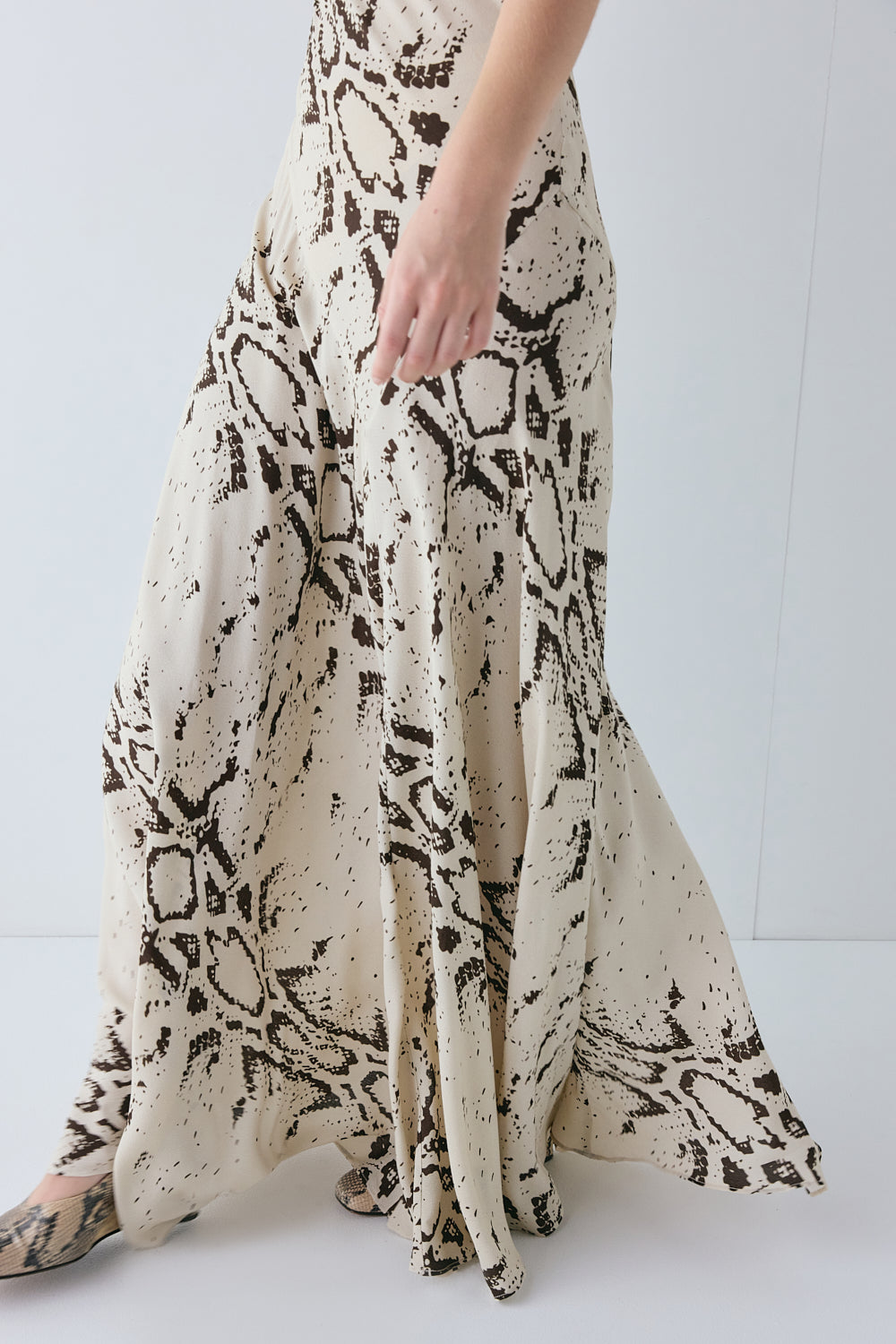Alora Maxi Dress Snake | VRG GRL sale