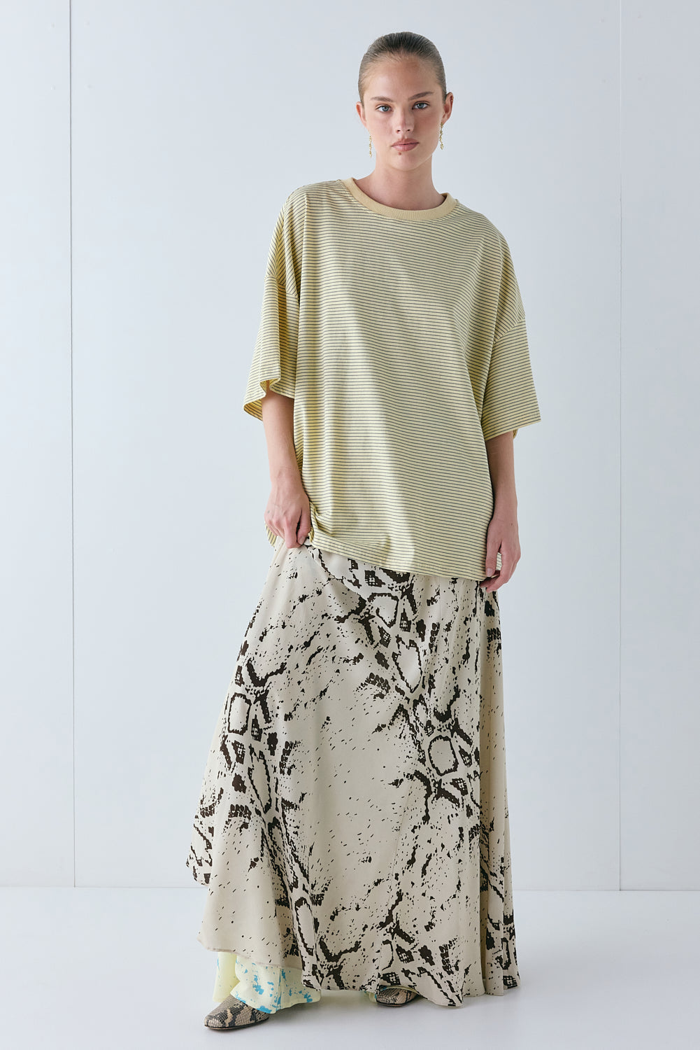 Alora Maxi Dress Snake | VRG GRL sale