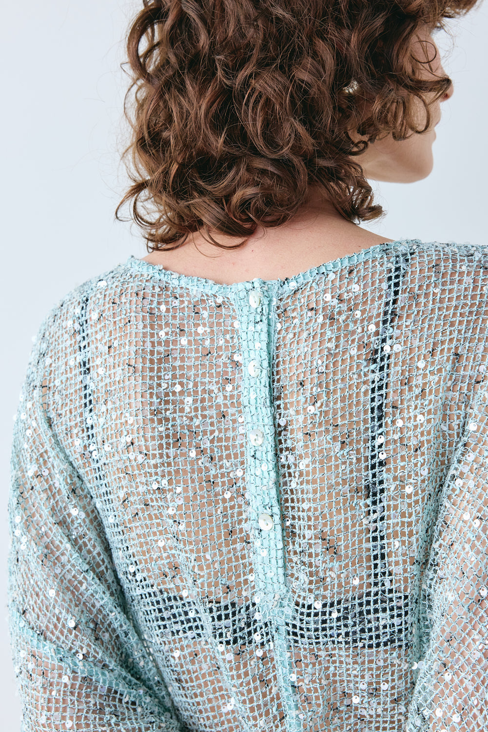 Ivette Sequin Midi Dress Aqua | VRG GRL discount