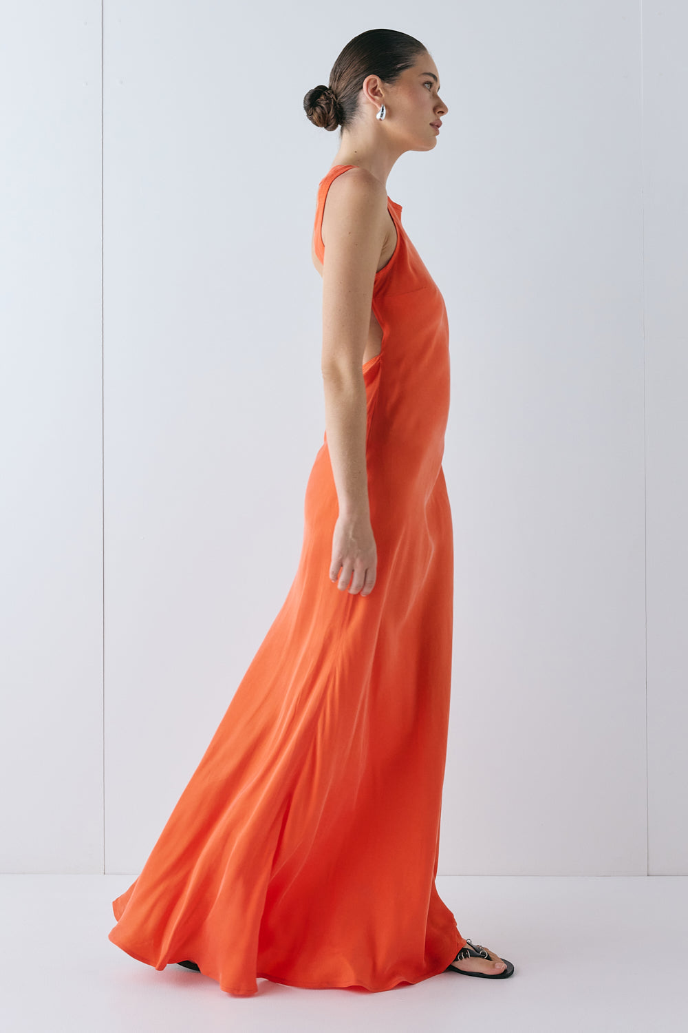 Audrey Maxi Dress Tangerine | VRG GRL near me