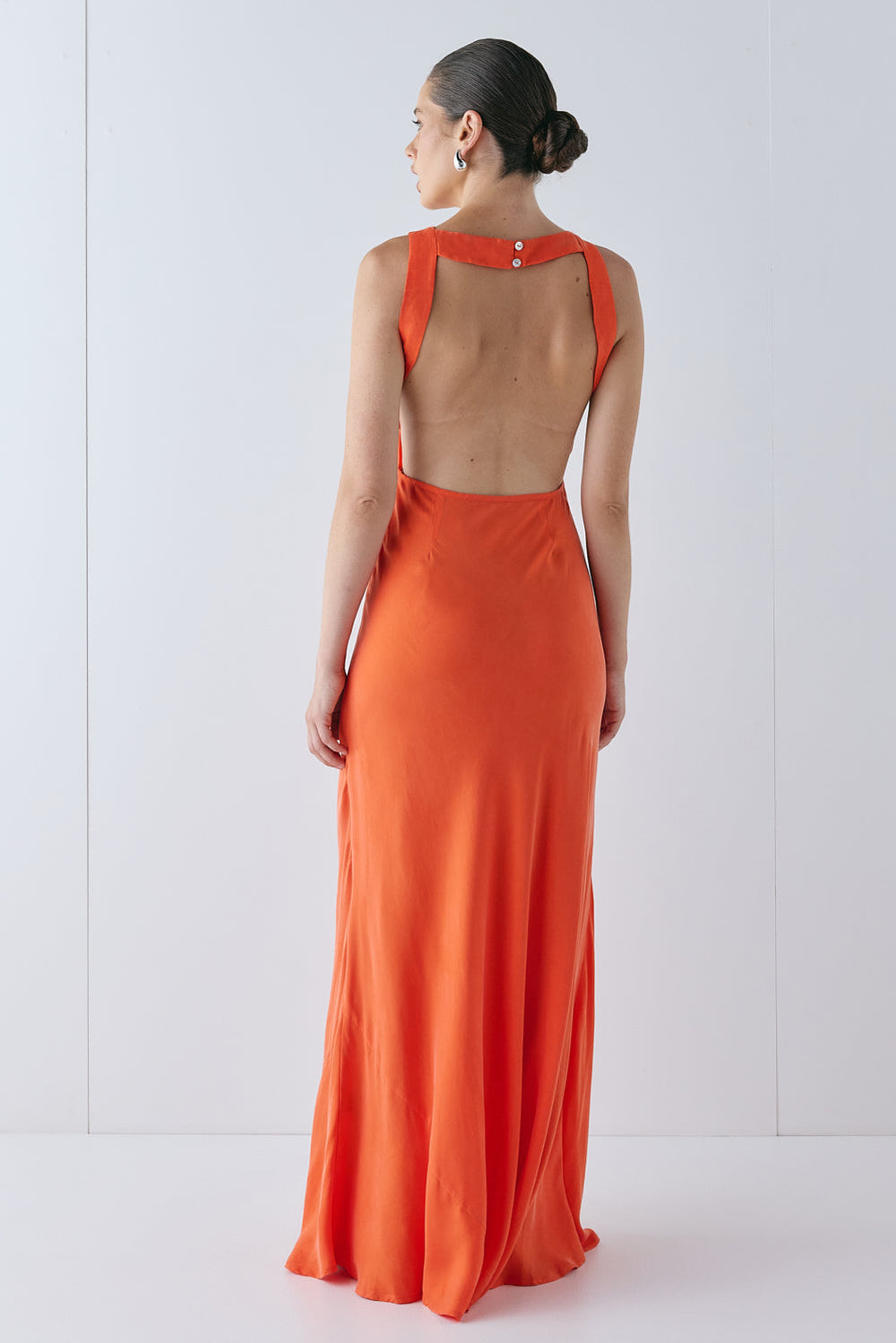 Audrey Maxi Dress Tangerine | VRG GRL near me