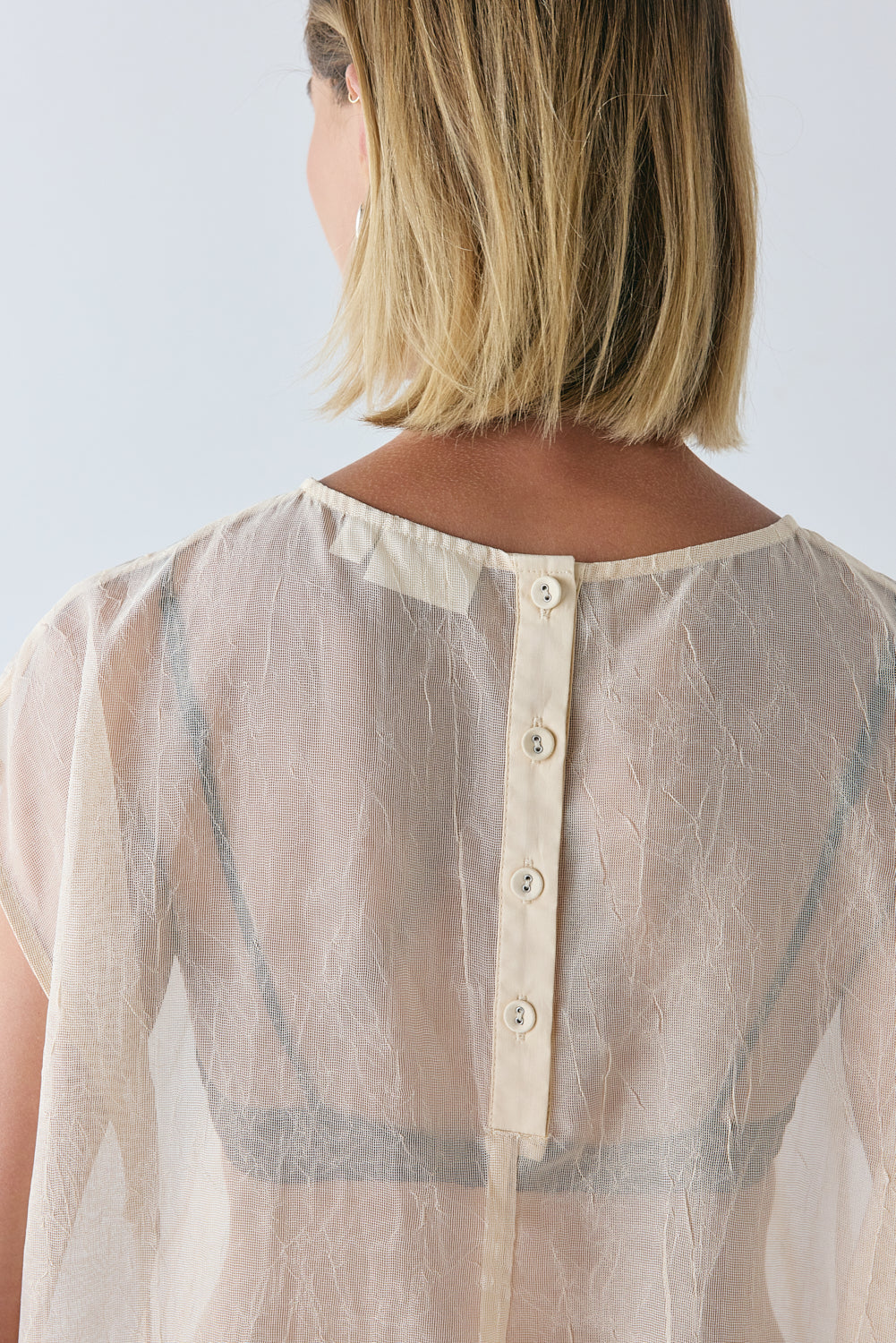Nara Sheer Maxi Dress Ecru | VRG GRL sale