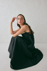 Behati Maxi Dress Black | VRG GRL US