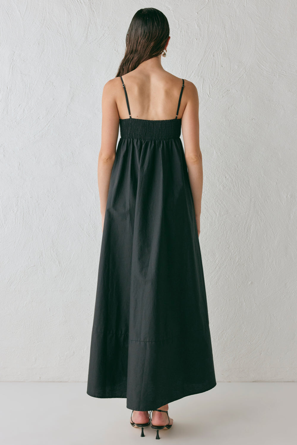 Behati Maxi Dress Black | VRG GRL US