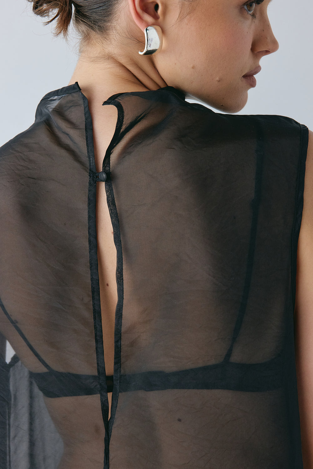 Serena Sheer Maxi Dress Black | VRG GRL near me