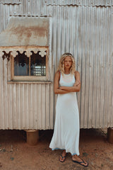 Kendall Maxi Dress Powder Blue | VRG GRL online