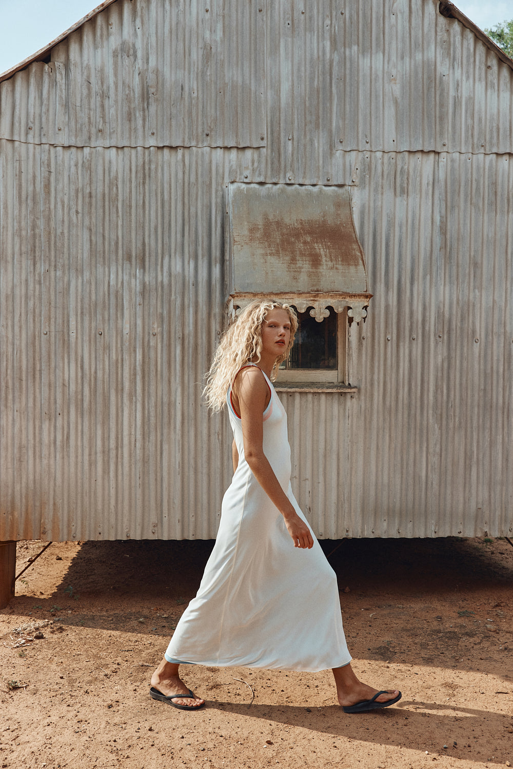 Kendall Maxi Dress Powder Blue | VRG GRL online