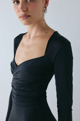 Valentine Maxi Dress Black | VRG GRL near me
