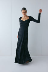 Valentine Maxi Dress Black | VRG GRL near me