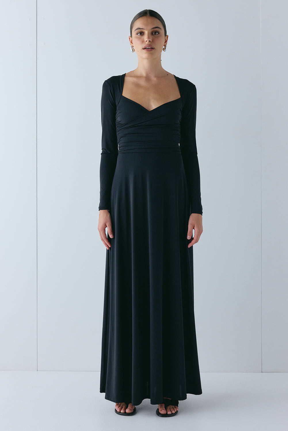 Valentine Maxi Dress Black | VRG GRL near me