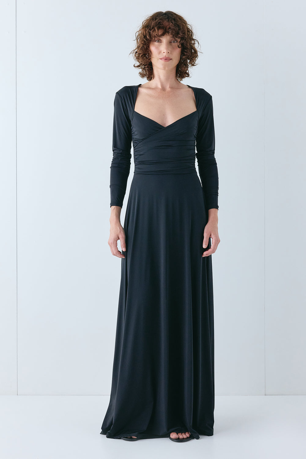 Valentine Maxi Dress Black | VRG GRL near me