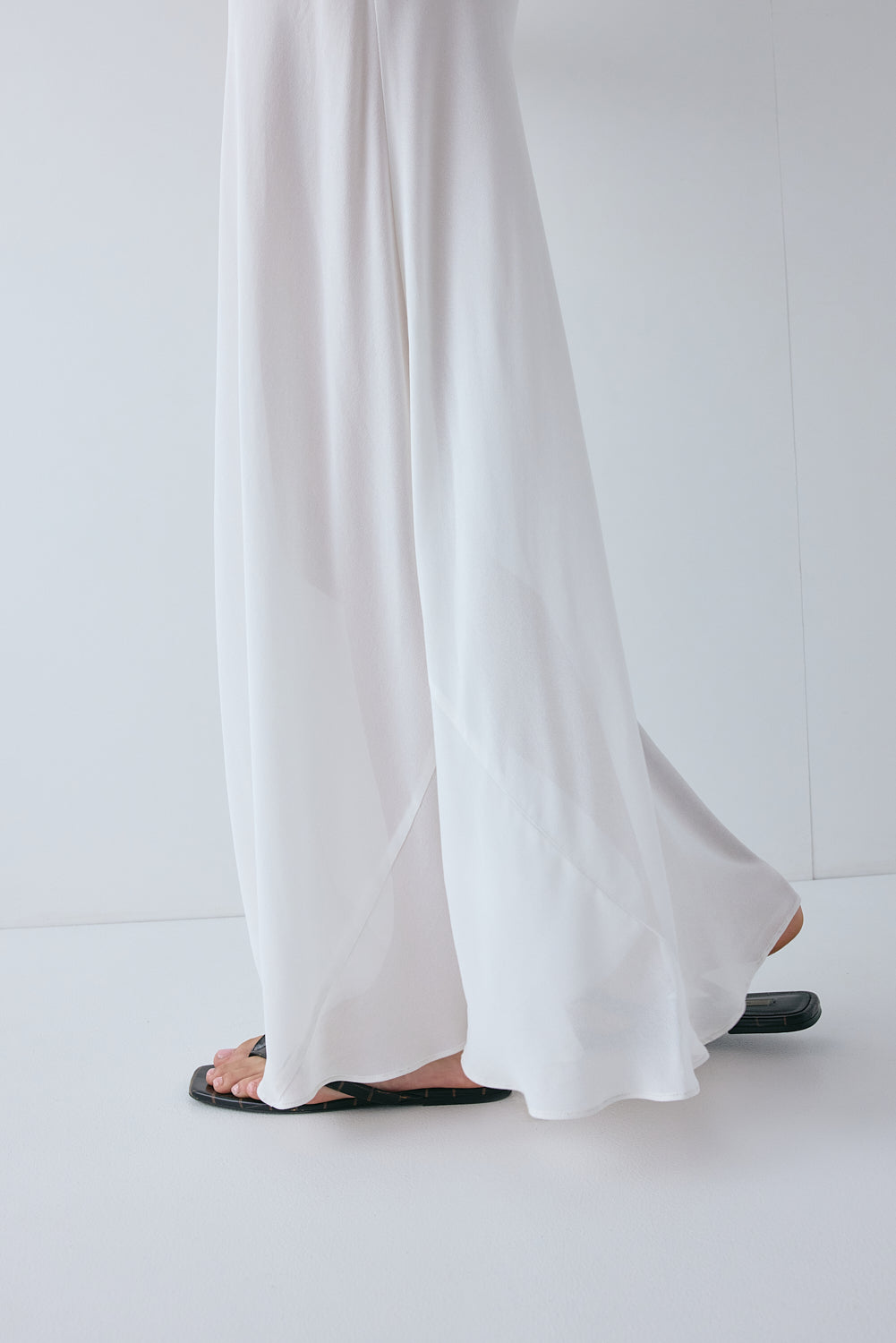 Florence Sheer Maxi Dress White | VRG GRL for sale