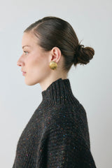 Yumi Knit Jumper Black Speckle | VRG GRL US