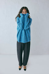 Yumi Knit Jumper Sea | VRG GRL near me