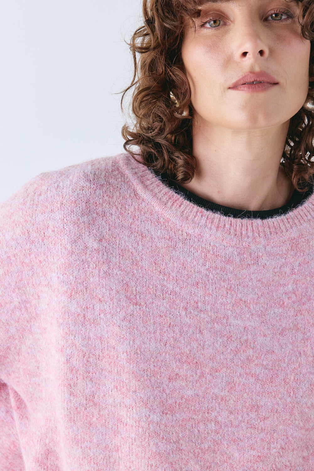 Juni Knit Jumper Pink Marle | VRG GRL online