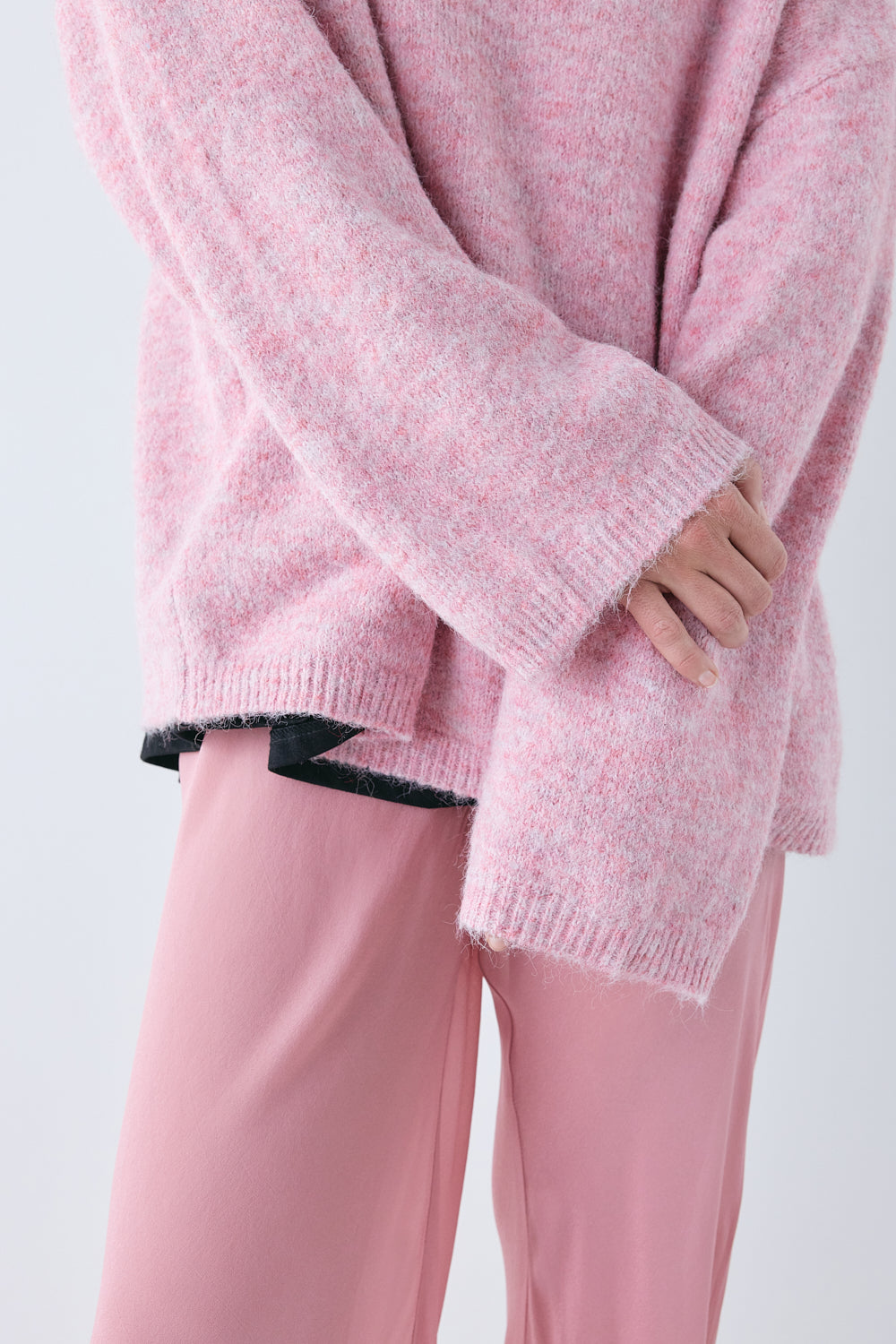 Juni Knit Jumper Pink Marle | VRG GRL online