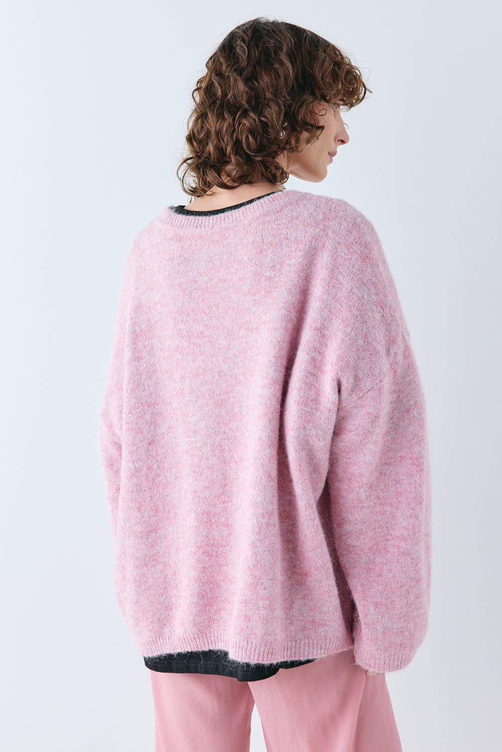 Juni Knit Jumper Pink Marle | VRG GRL online