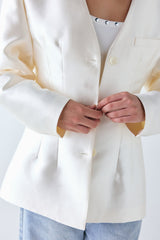 Dalton Blazer Cream | VRG GRL discount