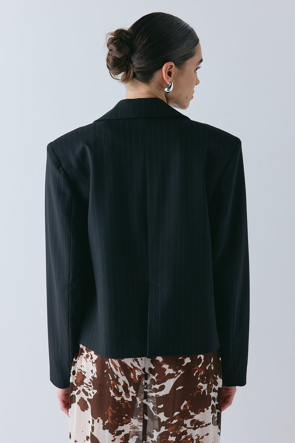 Sydney Blazer Black Pinstripe | VRG GRL sale