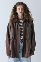Kennedy Jacket Chocolate | VRG GRL near me